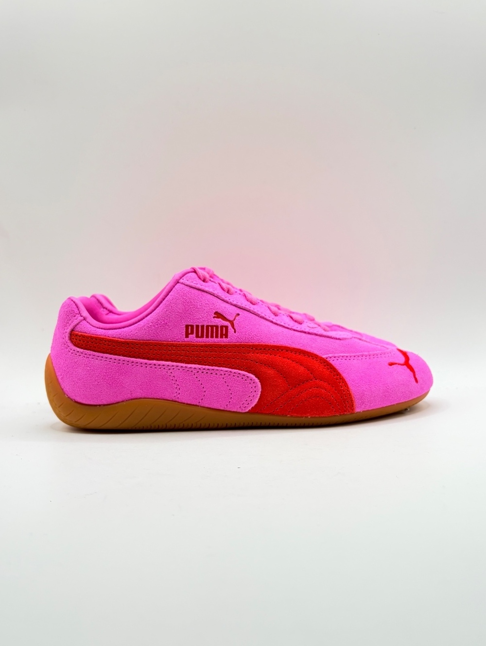 Puma Speedcat OG Women's Sneakers Size 7 Pink Pixel-Glowing Red Suede